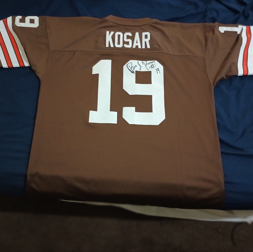 Autographed Bernie Kosar jersey